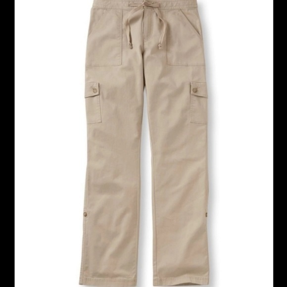 L.L. Bean Pants - L.L. Bean Women’s Plus Cargo Pants 20W-Tall Southport Cargo Driftwood NEW #B427
